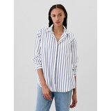 GAP Striped Oversize Shirt Poplin Big Shirt - Women's | Shoptok.si