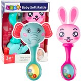  Set od 2 zvečke za bebe sa motivima slonića i zeca | shoptok.hr