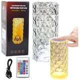  LED kristalna svjetiljka s paljenjem na dodir i daljinskim upravljačem - 22 cm Cene