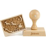 folkroll Santa's Sledge pečat za piškote, 70 x 50 mm Cene