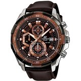 Casio Edifice Muški ručni sat, Kvarcni mehanizam, Braon brojčanik, EFR-539L-5AVUDF, Braon Cene