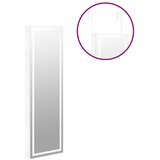  Zidni ormarić za nakit s LED svjetlima bijeli | shoptok.hr