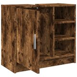 Ormarić za umivaonik boja dimljenog hrasta 63x29x55 cm drveni | shoptok.hr