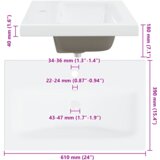 vidaXL Set namještaja za kupaonicu s pohranom s ogledalom 3 pcs hrast artisan | shoptok.hr