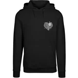 Mister Tee Sweater majica 'Heart Cage' siva / svijetlosiva / crna