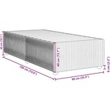 vidaXL Posteljni okvir temno sivo blago | Shoptok.si