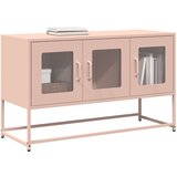 vidaXL TV ormarić ružičasti 100,5x39x60,5 cm hladno valjani čelik | shoptok.hr