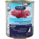  dr. clauders dog selected meat junior konzerva 800g cene