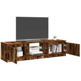 vidaXL TV ormarić s LED svjetlima boja dimljenog hrasta 140x40x35,5 cm | shoptok.hr
