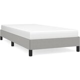  Okvir kreveta bez madraca svjetlosivi 90x200 cm od tkanine | Eponuda.com