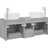  Set namještaja za kupaonicu 3 kom. Siva Sonoma 49.5 x 44.5 x 65.5 cm | Shoptok.si