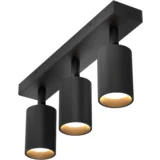 LED spot svjetiljka Green Tech, GU10 X 3 kom, crna boja
