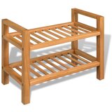  Za cipele s 2 police 50x27x40 cm od masivne hrastovine Cijene