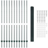  Zavarena žičana ograda s postom 25 x 1,6 m Zelena Mreža | shoptok.hr
