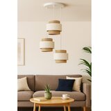  Visilica na sajli BOHO 3xE27/60W/230V krem/juta | Eponuda.com