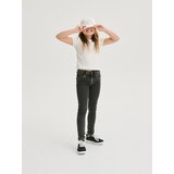 Reserved - Rastezljive skinny high waist traperice - siva Cijene