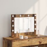vidaXL Ogledalo za toalet Staro drvo Drvo 60 x 45 x 18 cm Ogledalo | shoptok.hr