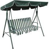 Green Bay Zelena kovinska vrtna gugalnica Ruta 3 - Floriane Garden | Shoptok.si