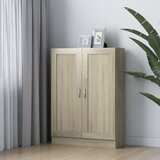 vidaXL Knjižna omara sonoma hrast 82,5x30,5x115 cm iverna plošča Cene