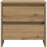  Noćni ormarić umjetni hrast 45x34x44 5 cm konstruirano drvo | shoptok.hr