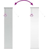 vidaXL Okenska roleta z zavesami Drugo Srebrna 40 x 220 cm Aluminij | Shoptok.si