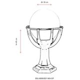 Opviq Vanjska zidna lampa BSU-68080-BSY-M6-KOP, 45 cm, IP65, E27, Crna | Eponuda.ba