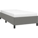  Okvir kreveta bez madraca tamnosivi 100x200 cm od tkanine | shoptok.hr