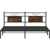 vidaXL Okvir kreveta bez madraca boja hrasta 183x203 cm drveni | shoptok.hr