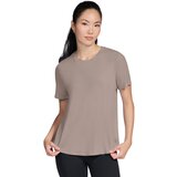 Skechers Majice s kratkimi rokavi Luxe Rib Tee Kostanjeva Cene