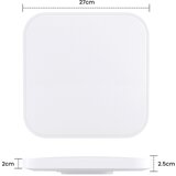 Nettlife LED stropna svetilka za spalnico, ravna, 27 cm, kuhinjska svetilka, toplo bela, IP44, kopalnica, hodnik, kvadratna, 19 W, (22111246) | Shoptok.si