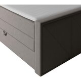 MID.YOU POSTELJA BOXSPRING 180 cm x 200 cm , leseni material svetlo siva | Shoptok.si