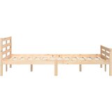  Posteljni okvir iz trdnega lesa 140x190 cm, (20601689) | Shoptok.si