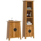  2-dijelni set kupaonskog namještaja od masivne borovine | shoptok.hr