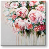  Slikana slika na platnu cveće 70x70 cm Cene
