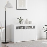 vidaXL Bela omarica Bela Umetna lesa 116 x 30 x 75 cm Moderna | Shoptok.si
