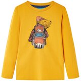  Dječja majica dugih rukava oker 116 | shoptok.hr