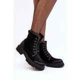 Boto Women's Decorated Lace-up Ankle Boots Black Santelia | ePonuda.com