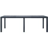 Vrtni stol antracit 220 x 90 x 72 cm plastika s izgledom ratana | Eponuda.ba