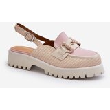 S. BARSKI Women's Flat Heeled Sandals with Beige Ornament D&A | ePonuda.com