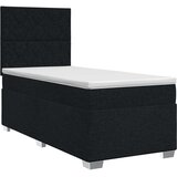  Boxspring krevet s madracem Crna 80 x 200 cm Tkanina | shoptok.hr