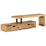 TV stalak (118-200) x 30 x 40 cm Masivno drvo boje manga | shoptok.hr
