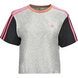Adidas Majice s kratkimi rokavi 3S CR TOP Siva Cene