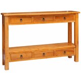  Konzolna stolica s ladicama Prirodna 115 x 32 x 76 cm | shoptok.hr