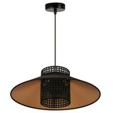  Duolla - Visilica na sajli RIO RATTAN 1xE27/15W/230V Ø 45 cm crna/zlatna | Eponuda.com