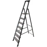 Monto Stojeće ljestve s gazištem (Aluminij, 7 stepenica, Radna visina: 3,5 m)