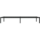 Metalni Kovinski posteljni okvir črn 100x190 cm | Shoptok.si