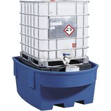 asecos Prestrezna PE-kadica za cisterne IBC/KTC, s podstavkom / odtočnim nastavkom, prestrezna prostornina 1100 l Cene