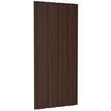 Krovni paneli 12 kom od pocinčanog čelika smeđi 100 x 45 cm | shoptok.hr
