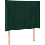  box spring s madracem LED tamnozeleni 90x190 cm baršun | shoptok.hr