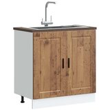 vidaXL Donji ormarić za sudoper Porto boja drva 80x46x81,5 cm drveni Cijene